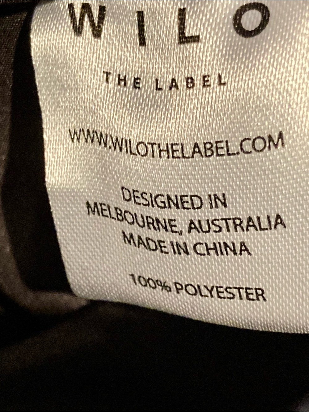 NWOT Wilo the Label Black Weekender Bag - Picture 11 of 12